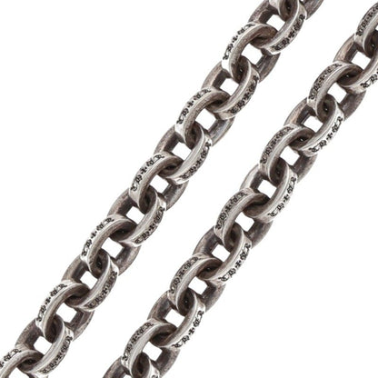 Chrome Hearts 925 PAPER CHAIN LRG Necklace Silver Size 24