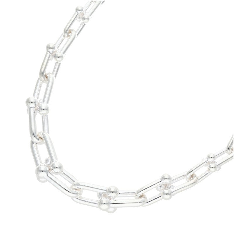 TIFFANY&Co. HardWear Graduated Silver Necklace Size 18INCH