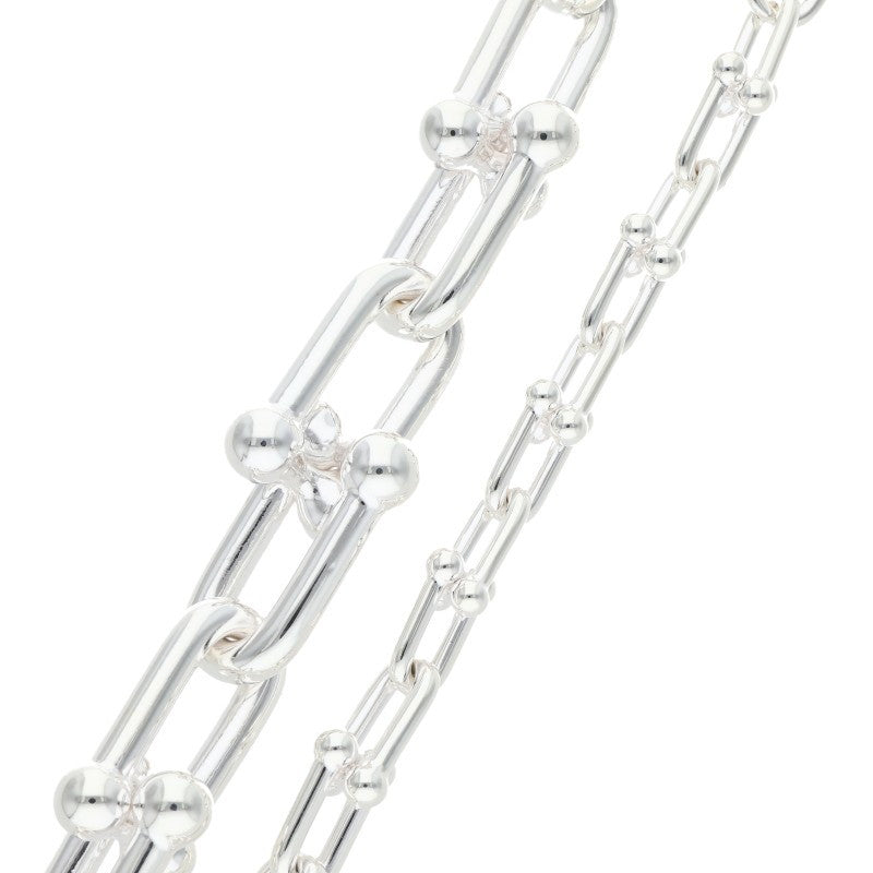 TIFFANY&Co. HardWear Graduated Silver Necklace Size 18INCH