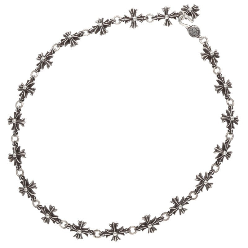 Chrome Hearts CO CH Plus Link Silver Necklace Size 20LINK
