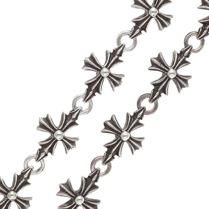 Chrome Hearts CO CH Plus Link Silver Necklace Size 20LINK