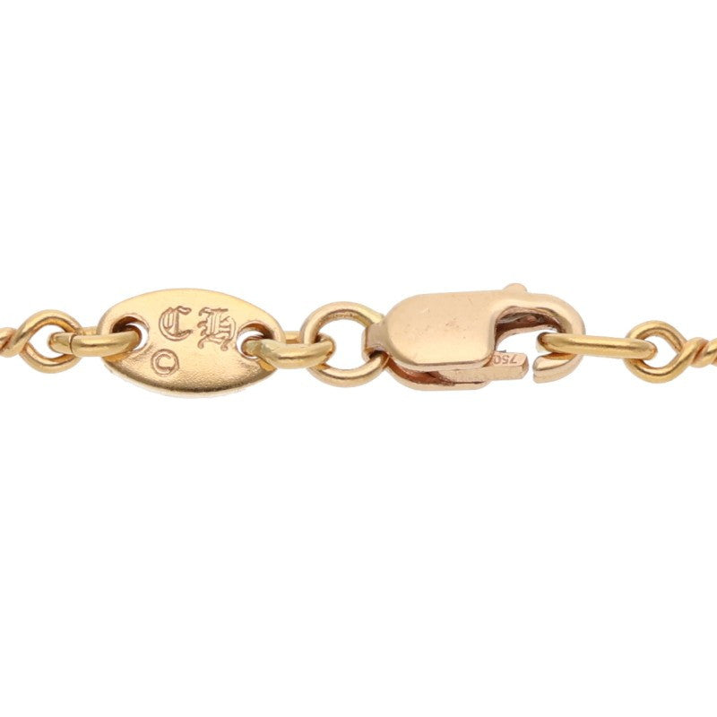 Chrome Hearts 22K Gold Twist Necklace Yellow Size 18INCH