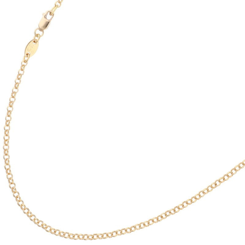 Chrome Hearts 22K Roll Chain Gold Necklace Size 20INCH