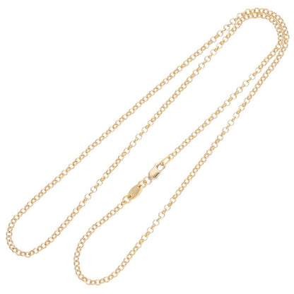 Chrome Hearts 22K Roll Chain Gold Necklace Size 20INCH