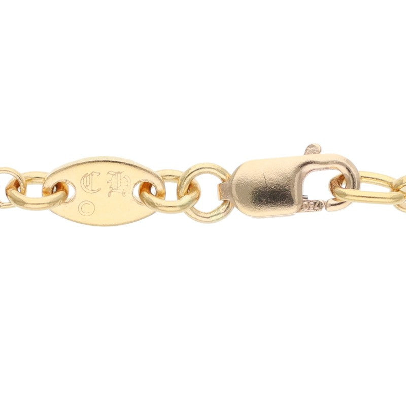 Chrome Hearts 22K Roll Chain Gold Necklace Size 20INCH