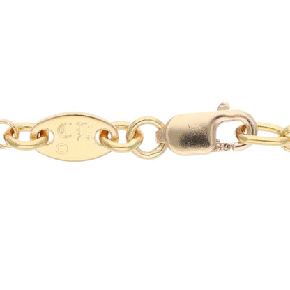 Chrome Hearts 22K Roll Chain Gold Necklace Size 20INCH
