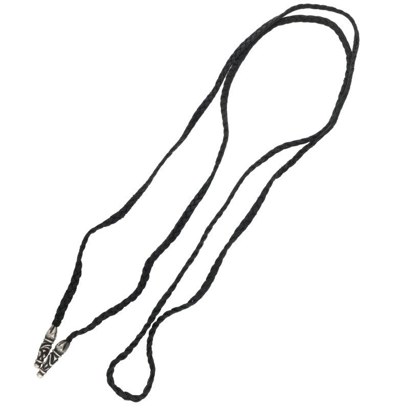 Chrome Hearts Scroll Leather Necklace Multi Size ONE SIZE