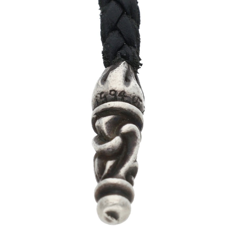 Chrome Hearts Scroll Leather Necklace Multi Size ONE SIZE