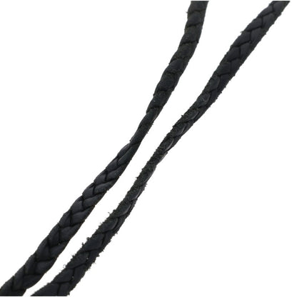 Chrome Hearts Scroll Leather Necklace Multi Size ONE SIZE