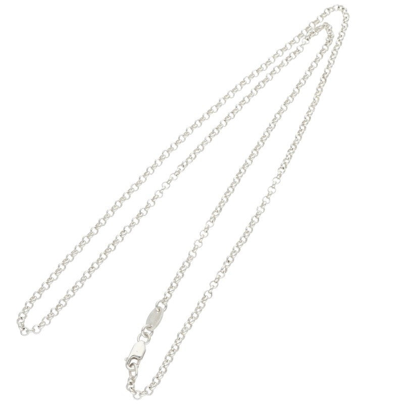 Chrome Hearts 925 Roll Chain Necklace Silver Size 20INCH