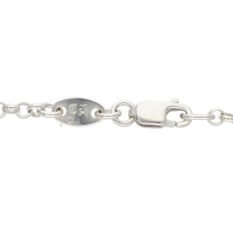 Chrome Hearts 925 Roll Chain Necklace Silver Size 20INCH