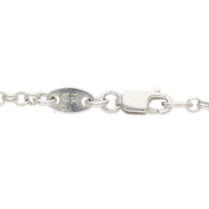 Chrome Hearts 925 Roll Chain Necklace Silver Size 20INCH