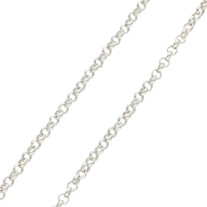 Chrome Hearts 925 Roll Chain Necklace Silver Size 20INCH