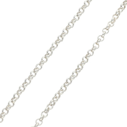 Chrome Hearts 925 Roll Chain Necklace Silver Size 20INCH
