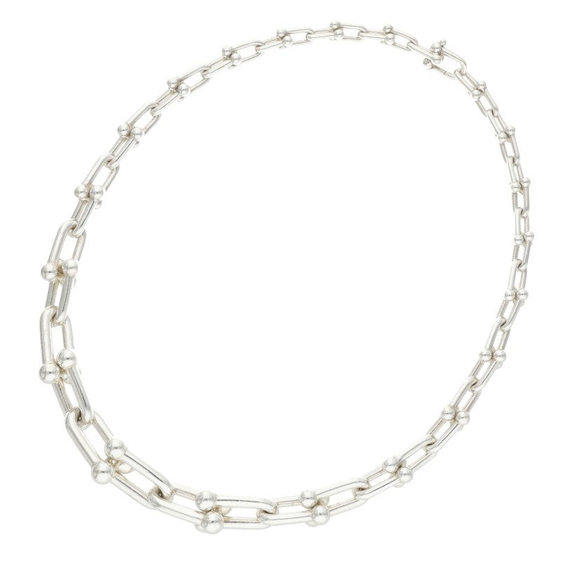 TIFFANY&Co. HardWear Graduated Silver Necklace Size 18INCH