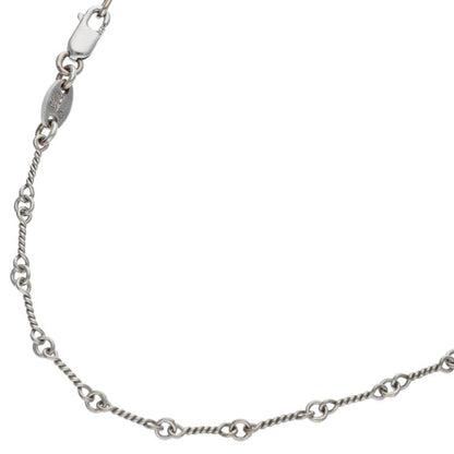Chrome Hearts 18K White Gold Chain Necklace Size 18INCH