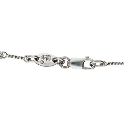 Chrome Hearts 18K White Gold Chain Necklace Size 18INCH