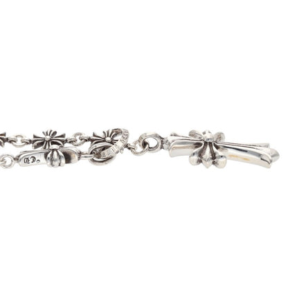 Chrome Hearts 925 Choke Chain Necklace Silver Size 24