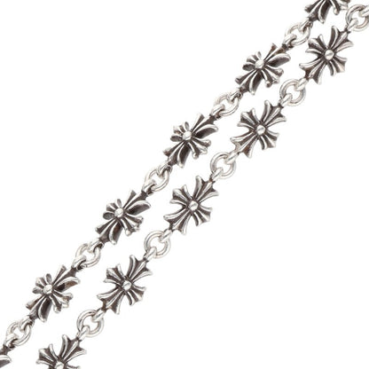 Chrome Hearts 925 Choke Chain Necklace Silver Size 24