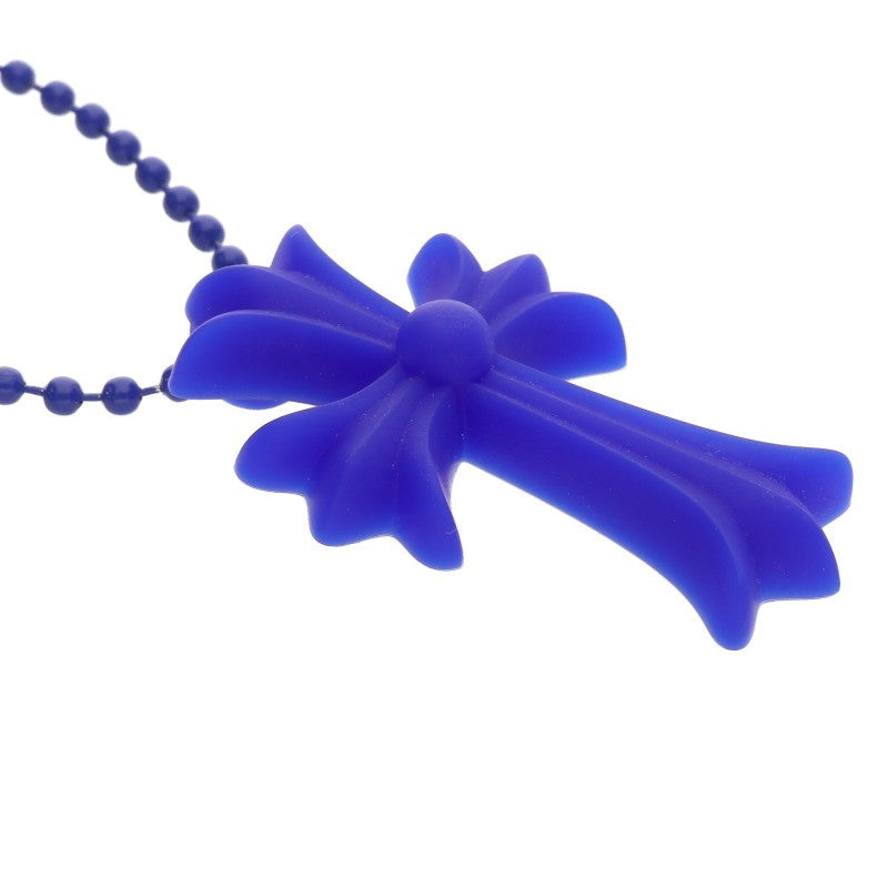 Chrome Hearts Rubber Small CH Necklace Blue Size ONE SIZE