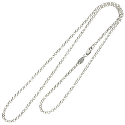 Chrome Hearts NECKCHAIN R20 Roll Silver Necklace Size 20 Inch