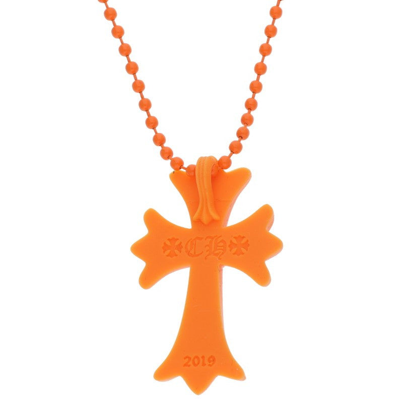 Chrome Hearts RUBBER CH CRS Rubber Necklace Size ONE Orange