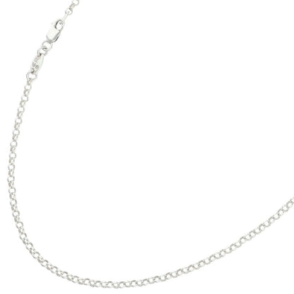 Chrome Hearts ROLL CHAIN Silver Necklace Size 16INCH