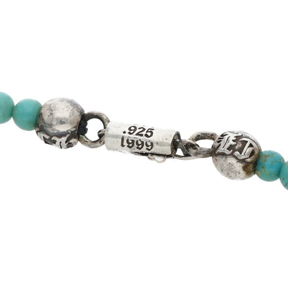 Chrome Hearts 4mm Turquoise Beaded ONE SIZE Necklace Size ONE SIZE