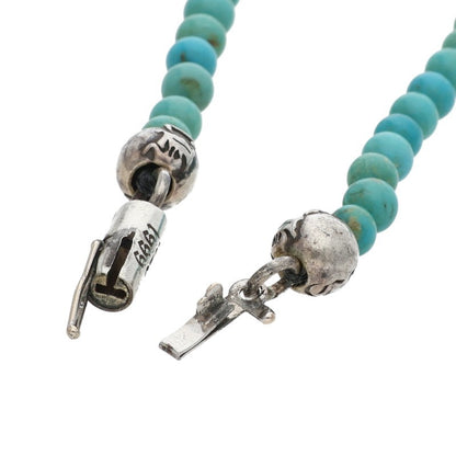Chrome Hearts 4mm Turquoise Beaded ONE SIZE Necklace Size ONE SIZE