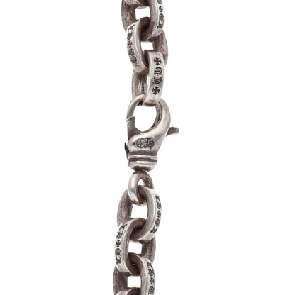 Chrome Hearts PAPER CHAIN LRG Silver Necklace Size 18INCH