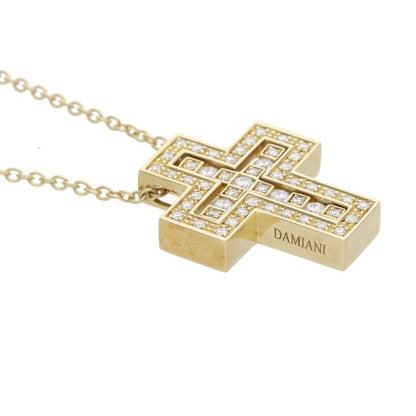 DAMIANI Belle Époque K18YG Diamond Necklace Size XS