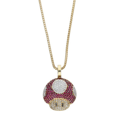 Bijouterie Gonin 14K Mushroom Motif Necklace Size ONE SIZE