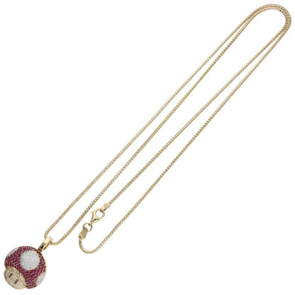 Bijouterie Gonin 14K Mushroom Motif Necklace Size ONE SIZE