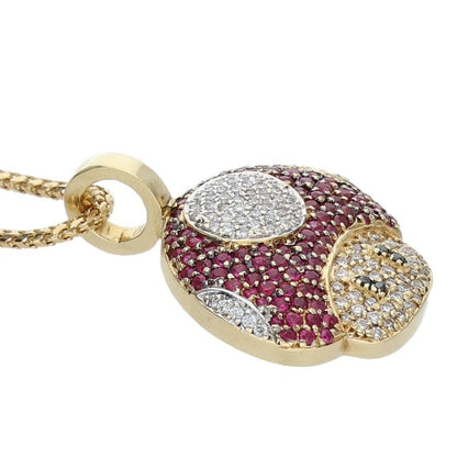 Bijouterie Gonin 14K Mushroom Motif Necklace Size ONE SIZE
