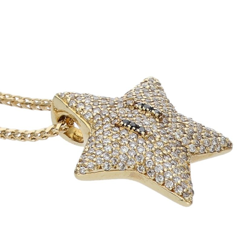 Bijouterie Gonin 14K Star Motif Necklace Size ONE SIZE