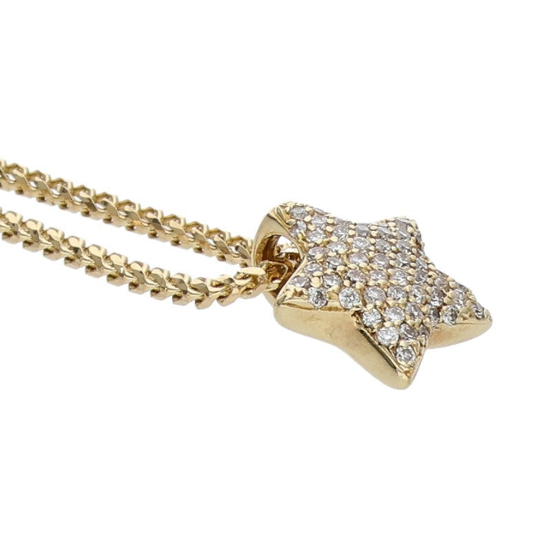 Bijouterie Gonin 14K Gold/Clear Motif Necklace Size ONE SIZE