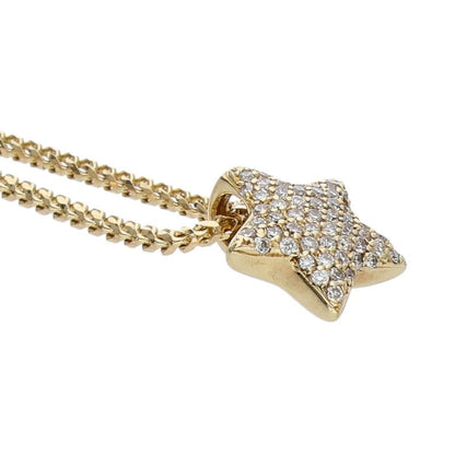 Bijouterie Gonin 14K Gold/Clear Motif Necklace Size ONE SIZE