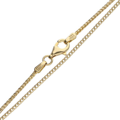 Bijouterie Gonin 14K Gold/Clear Motif Necklace Size ONE SIZE
