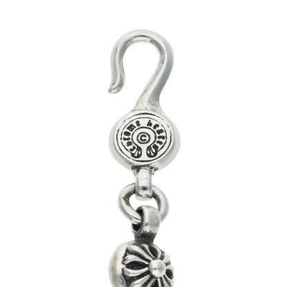 Chrome Hearts #1 Cross Ball Silver Necklace Size 20INCH