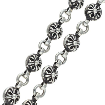 Chrome Hearts #1 Cross Ball Silver Necklace Size 20INCH