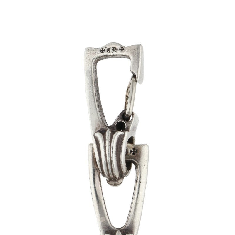Chrome Hearts WINDOW CHAIN CHKR Silver Necklace Size 16INCH