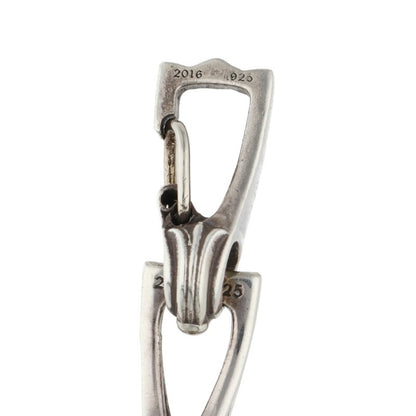 Chrome Hearts WINDOW CHAIN CHKR Silver Necklace Size 16INCH