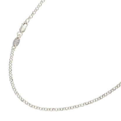 Chrome Hearts Roll Chain Silver Necklace 925 Size 16INCH