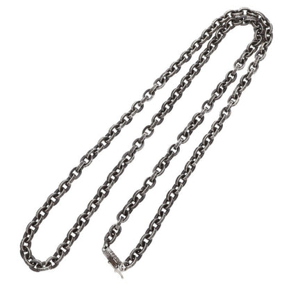 Chrome Hearts Paper Chain Silver Necklace Size 24INCH