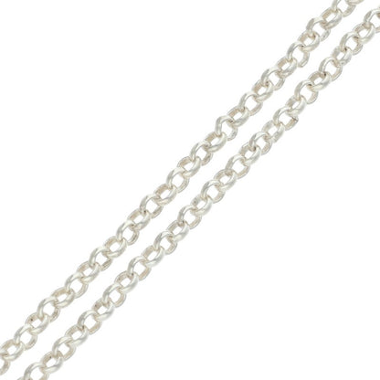Chrome Hearts NECKCHAIN R16 Roll Silver Necklace Size 16 Inch