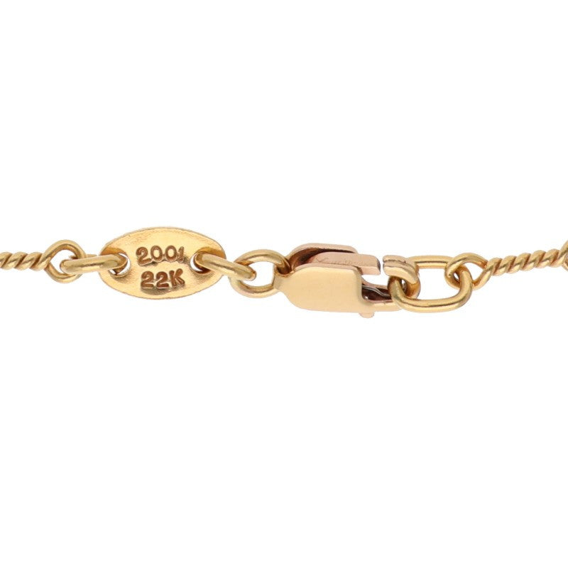 Chrome Hearts 22K NECKCHAIN T18 Chain Yellow Size 18INCH