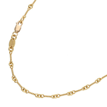 Chrome Hearts 22K Gold Twist Chain Necklace Size 16INCH