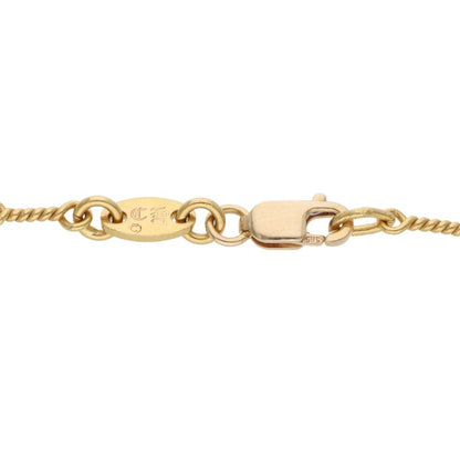 Chrome Hearts 22K Gold Twist Chain Necklace Size 16INCH