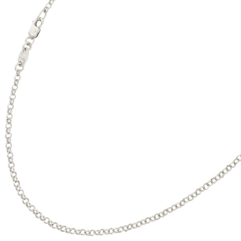 Chrome Hearts Roll Chain Silver Necklace Size 20INCH