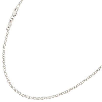 Chrome Hearts Roll Chain Silver Necklace Size 20INCH